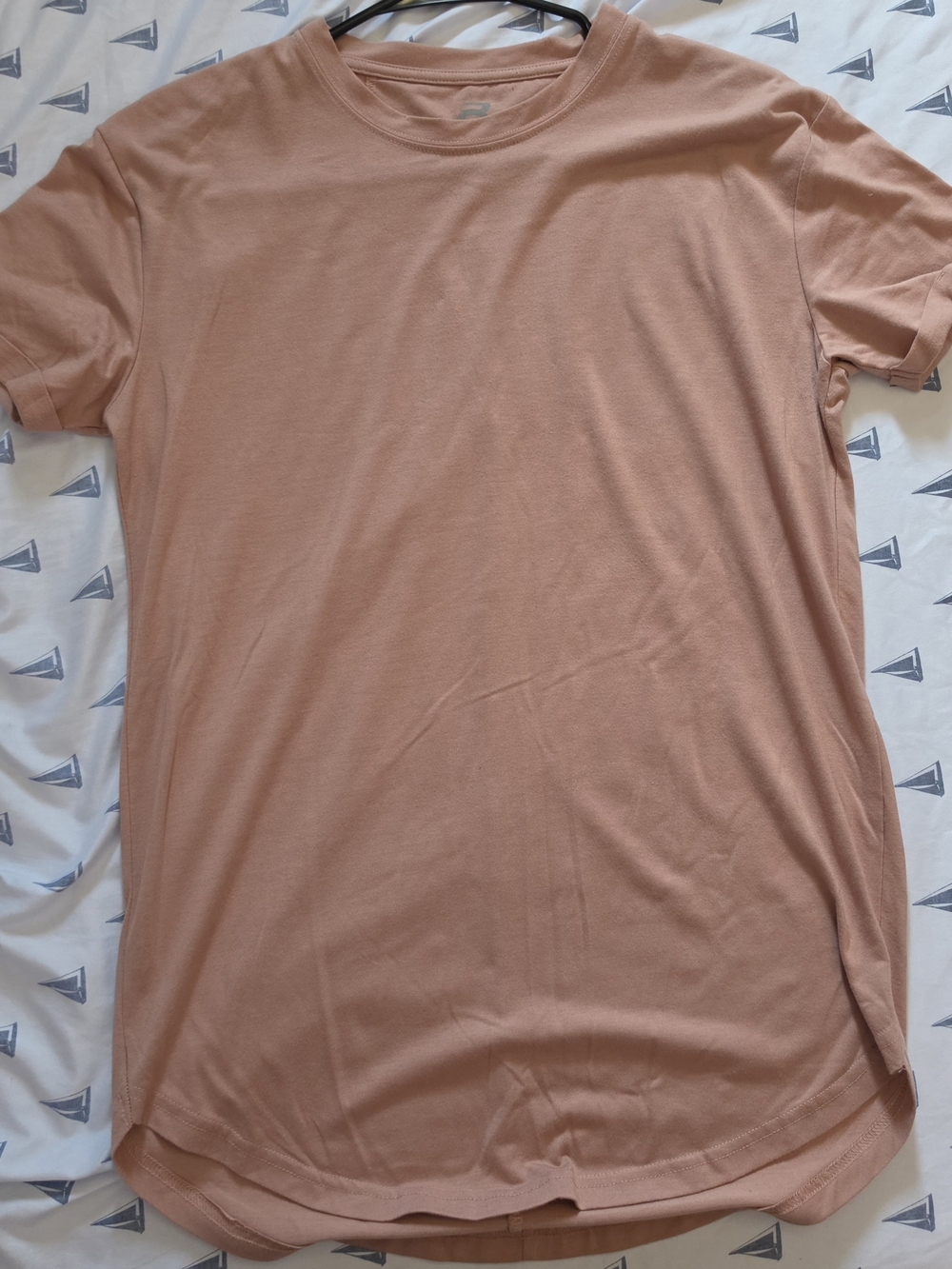 Men's Short Sleeve Crew Tee in Dusty Rose